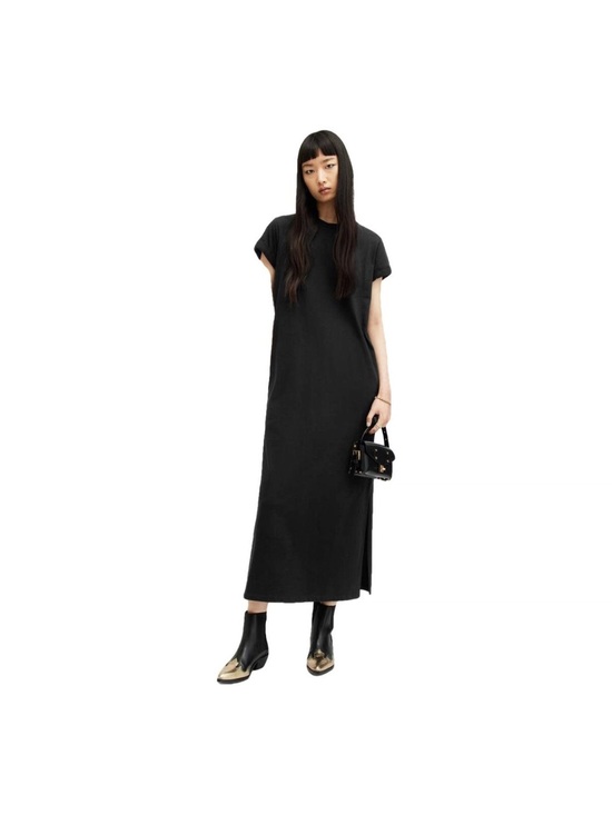 All Saints Dresses & Skirts - AllSaints Black Short-Sleeve Maxi Dress